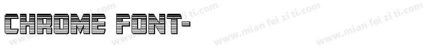 chrome font字体转换